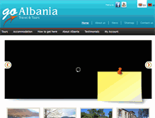 Tablet Screenshot of go-albania.com